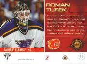 2001-02 Titanium Draft Day Edition #17 Roman Turek back image