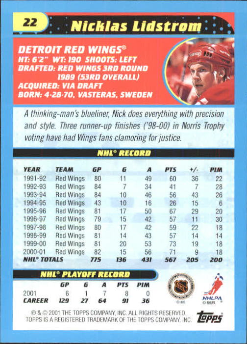 2001-02 Topps - #153 Stu Barnes