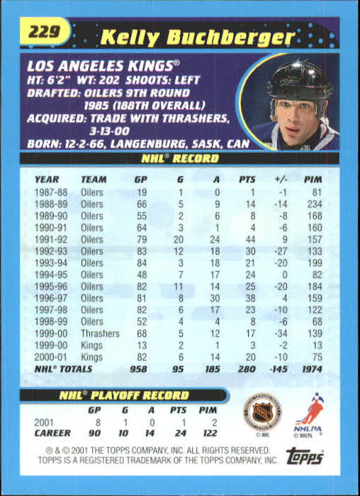 A6631- 2001-02 Topps Hockey Cards 201-330 +Inserts -You Pick- 15+ FREE US SHIP - Picture 51 of 321