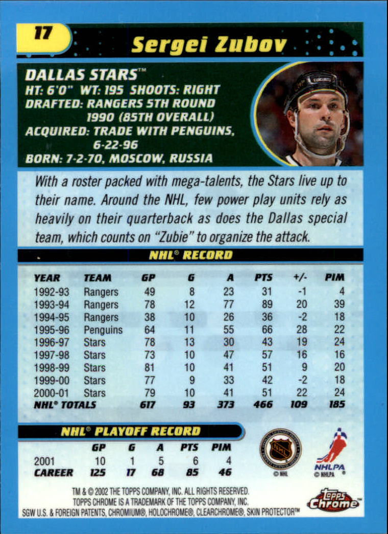 B1371-2001-02 Topps Chrome HK #S 1-182 + Rookies - Sie wählen aus- 15+ KOSTENLOSER US-VERSAND - Bild 33 von 362