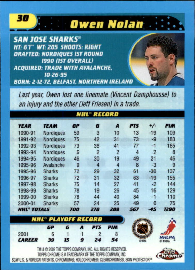 B1371-2001-02 Topps Chrome HK #S 1-182 + Rookies - Sie wählen aus- 15+ KOSTENLOSER US-VERSAND - Bild 59 von 362