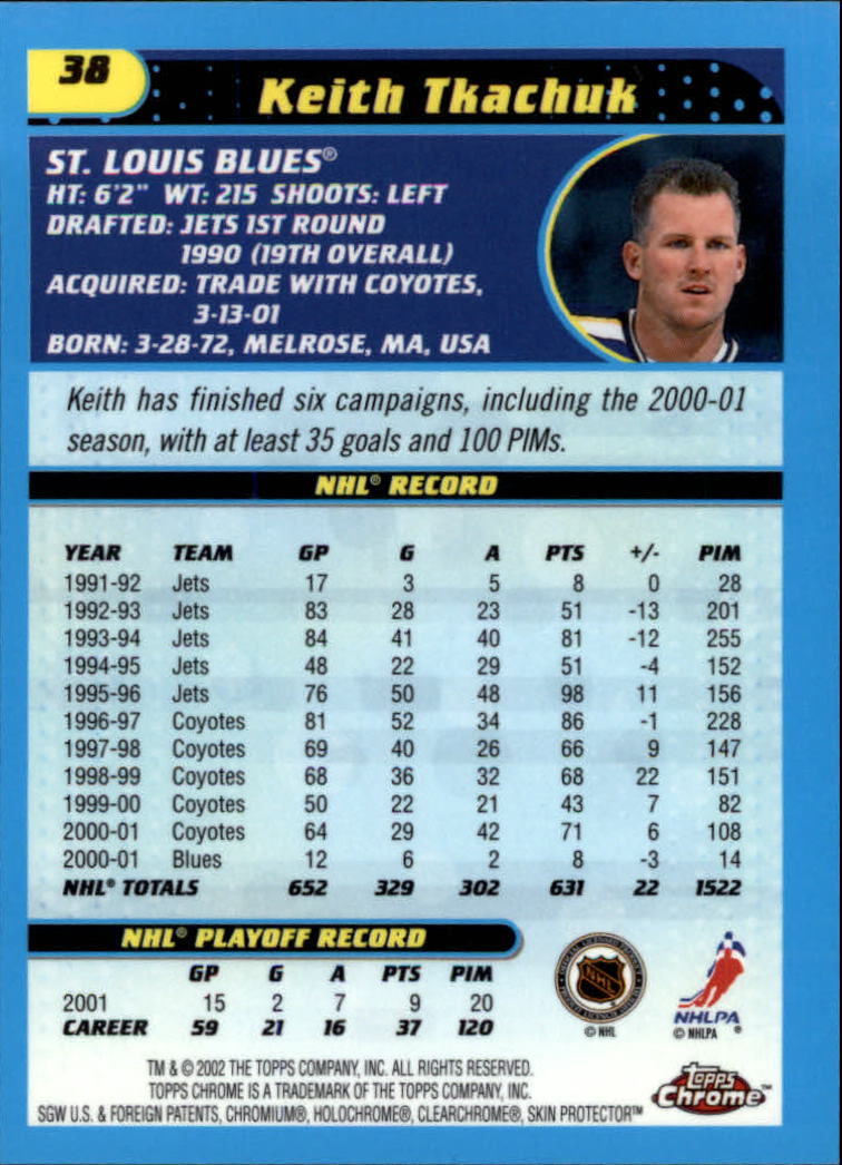 B1371-2001-02 Topps Chrome HK #S 1-182 + Rookies - Sie wählen aus- 15+ KOSTENLOSER US-VERSAND - Bild 75 von 362