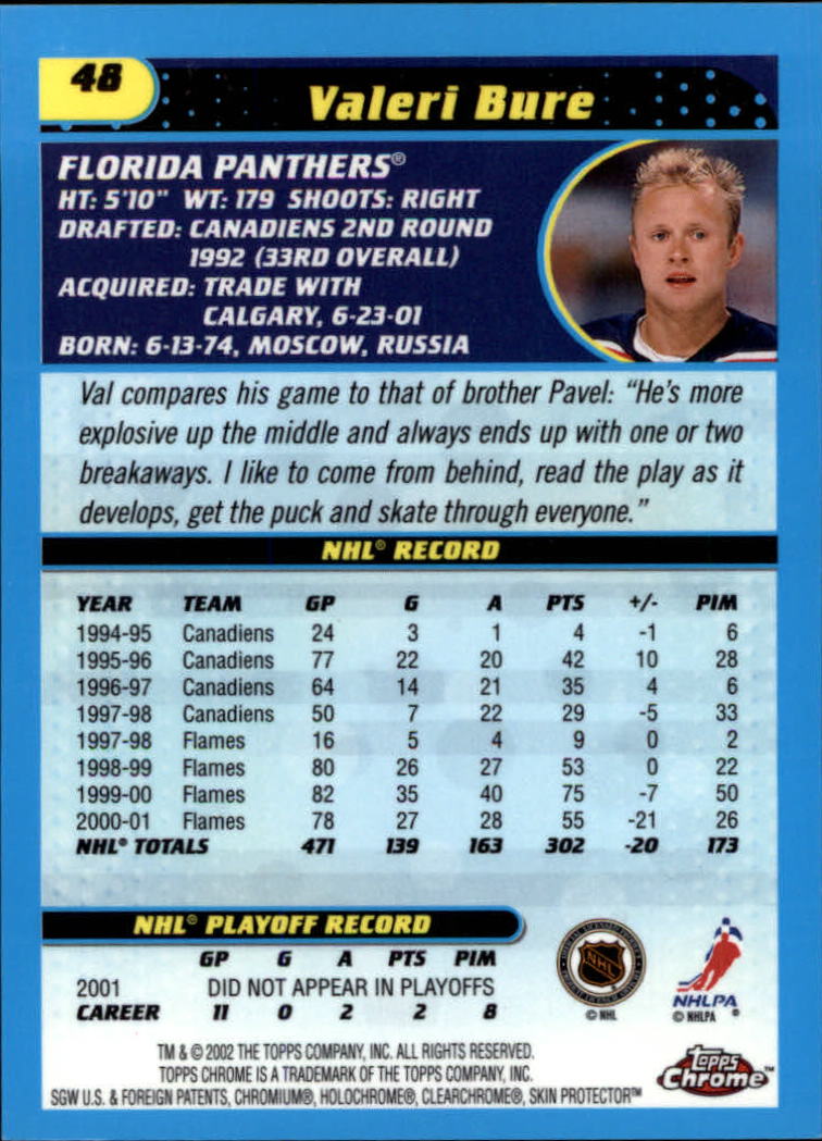 B1371-2001-02 Topps Chrome HK #S 1-182 + Rookies - Sie wählen aus- 15+ KOSTENLOSER US-VERSAND - Bild 95 von 362