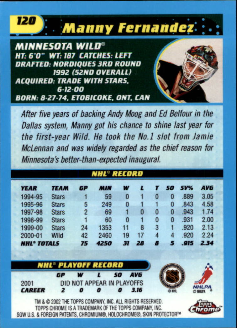 B1371-2001-02 Topps Chrome HK #S 1-182 + Rookies - Sie wählen aus- 15+ KOSTENLOSER US-VERSAND - Bild 239 von 362