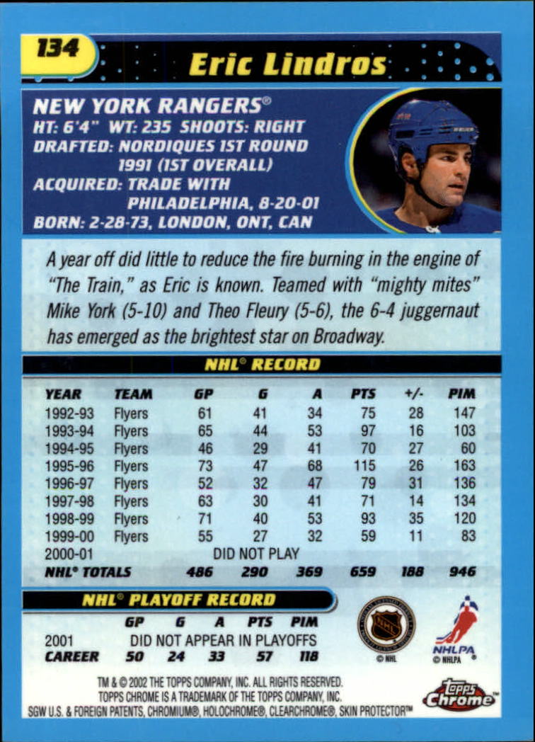 B1371-2001-02 Topps Chrome HK #S 1-182 + Rookies - Sie wählen aus- 15+ KOSTENLOSER US-VERSAND - Bild 267 von 362