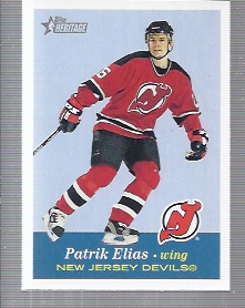 2001-02 Topps Heritage #4 Patrik Elias