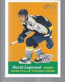 2001-02 Topps Heritage #20 David Legwand