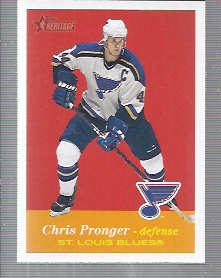 2001-02 Topps Heritage #34 Chris Pronger