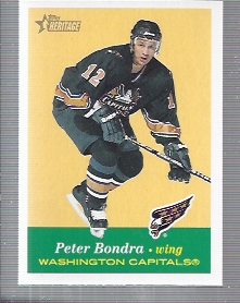 2001-02 Topps Heritage #35 Peter Bondra