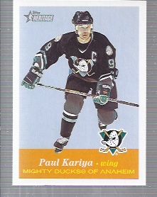2001-02 Topps Heritage #54 Paul Kariya