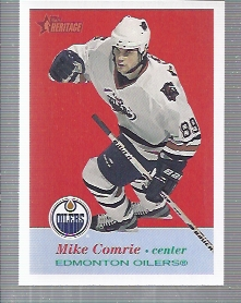 2001-02 Topps Heritage #62 Mike Comrie