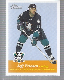 2001-02 Topps Heritage #73 Jeff Friesen