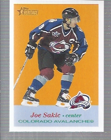 2001-02 Topps Heritage #74 Joe Sakic