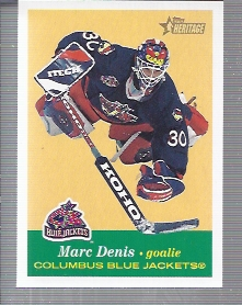 2001-02 Topps Heritage #86 Marc Denis