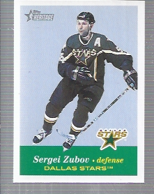 2001-02 Topps Heritage #104 Sergei Zubov
