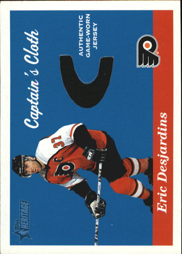 2001-02 Topps Heritage Captain's Cloth #CCED Eric Desjardins