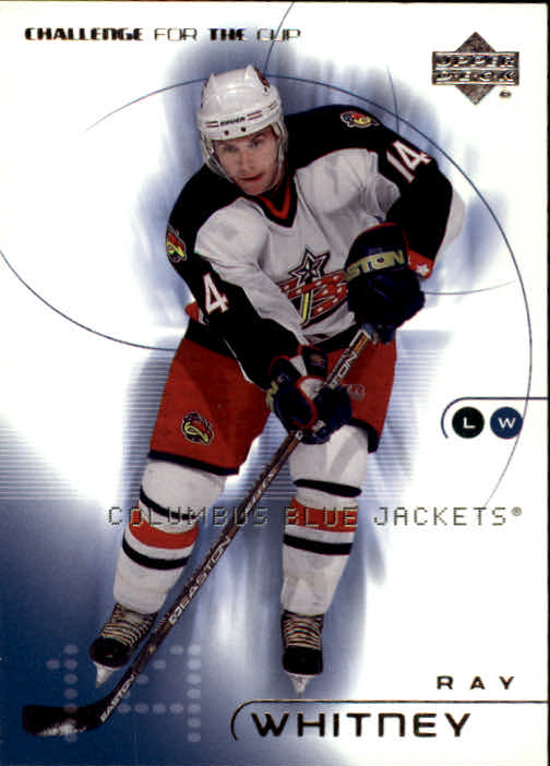 2001-02 UD Challenge for the Cup #22 Ray Whitney