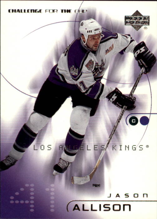 2001-02 UD Challenge for the Cup #39 Jason Allison