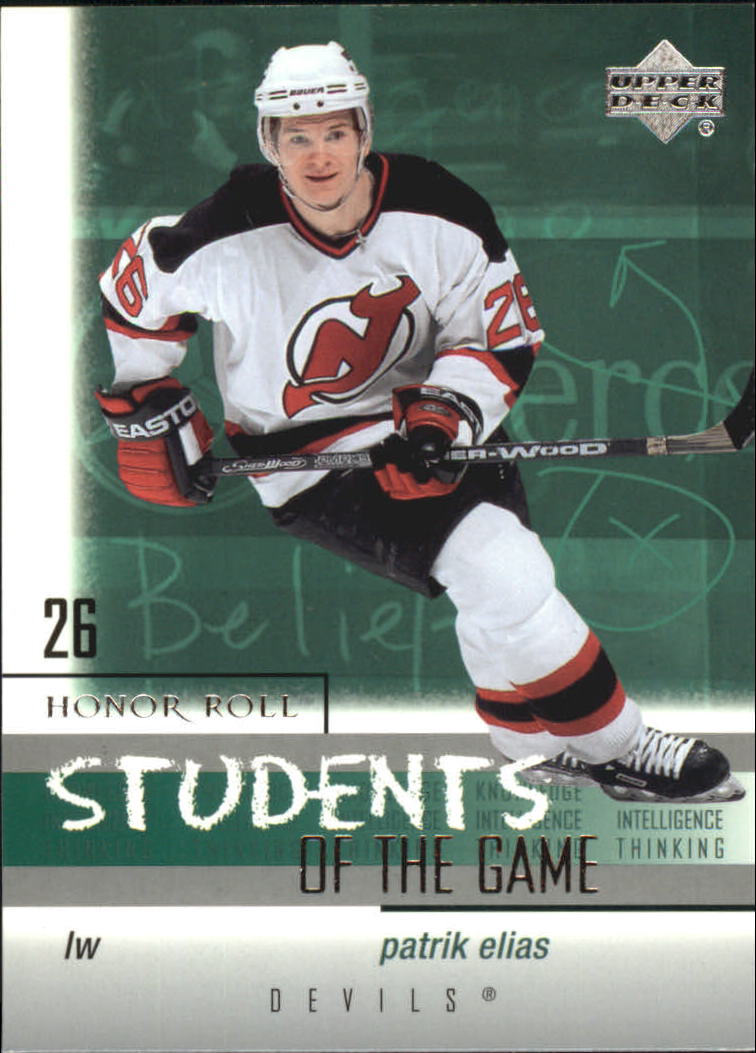 2001-02 Upper Deck Honor Roll Student of the Game #SG5 Patrik Elias
