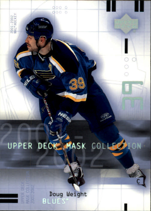 2001-02 UD Mask Collection #85 Doug Weight