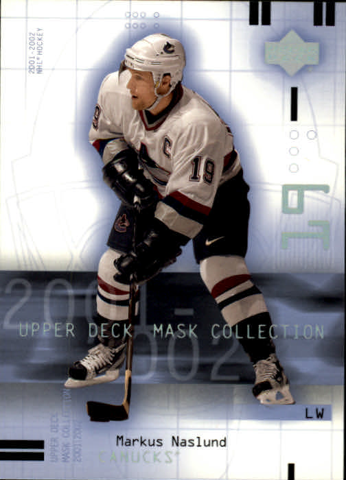 2001-02 UD Mask Collection #95 Markus Naslund