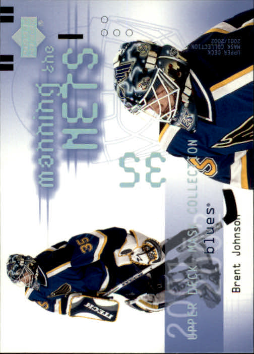 2001-02 UD Mask Collection #126 Brent Johnson MTN