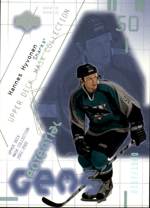 2001-02 UD Mask Collection #165 Hannes Hyvonen RC