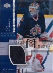 2001-02 UD Mask Collection Jerseys #JRT Ron Tugnutt