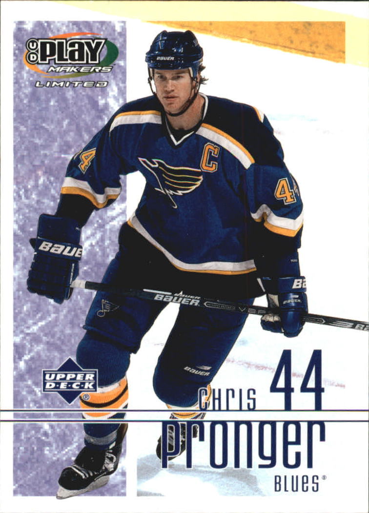 2001-02 UD Playmakers #84 Chris Pronger