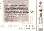 2001-02 UD Premier Collection Jerseys Black #SMM Mike Modano S back image