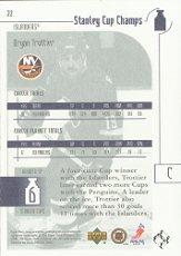2001-02 UD Stanley Cup Champs #22 Bryan Trottier back image