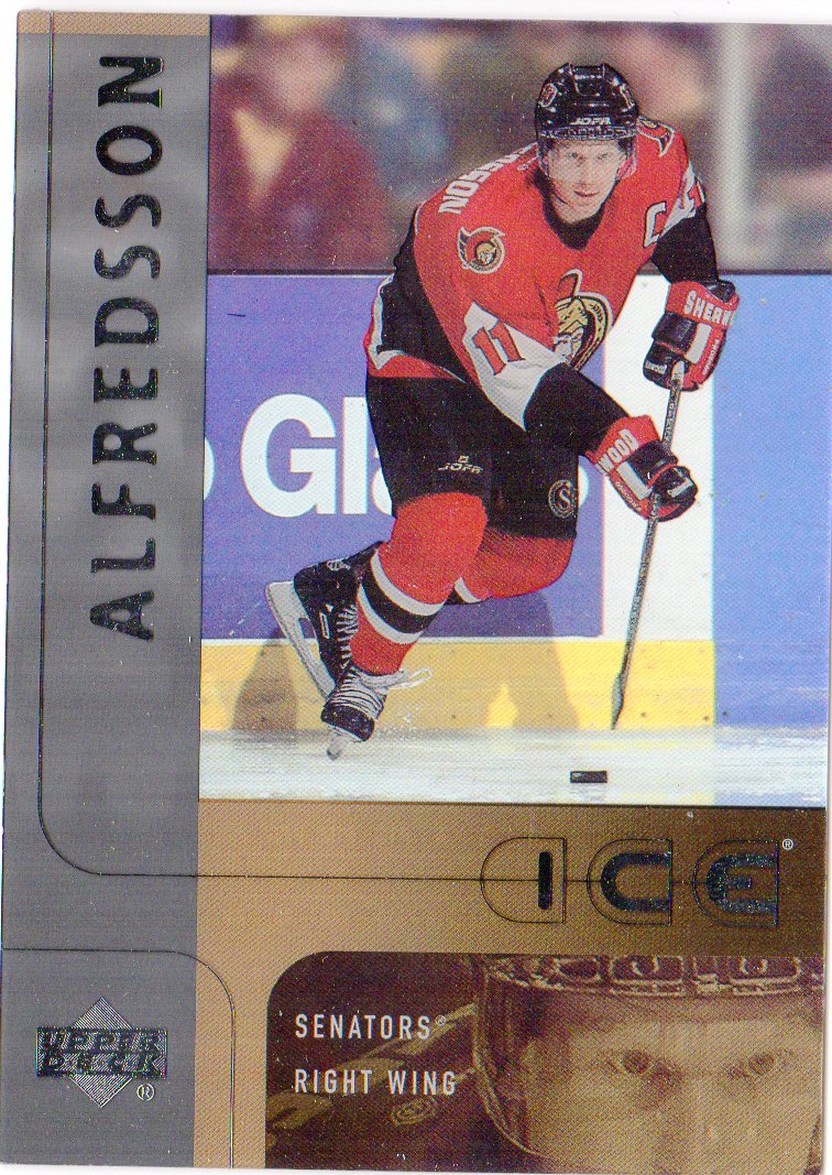 2001-02 Upper Deck Ice #109 Daniel Alfredsson