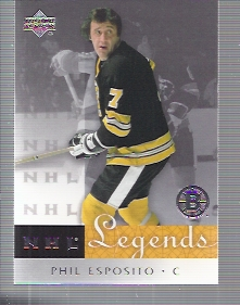 2001-02 Upper Deck Legends #3 Phil Esposito
