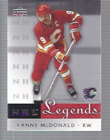 2001-02 Upper Deck Legends #9 Lanny McDonald