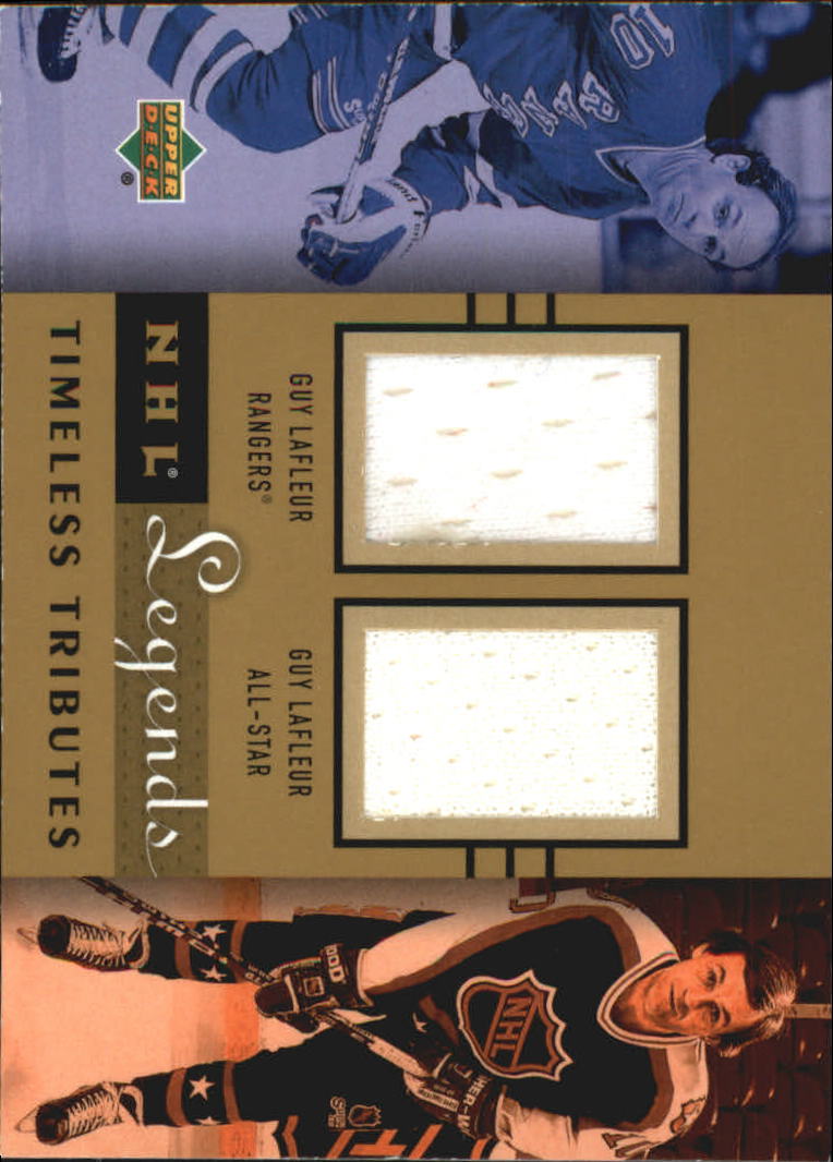 2001-02 Upper Deck Legends Timeless Tributes Jerseys #TTGY Guy Lafleur NY/AS