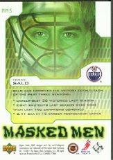 2001-02 Upper Deck MVP Masked Men #MM5 Tommy Salo back image