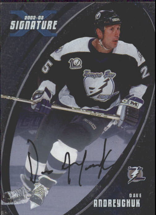 2002-03 BAP Signature Series Autographs #11 Dave Andreychuk