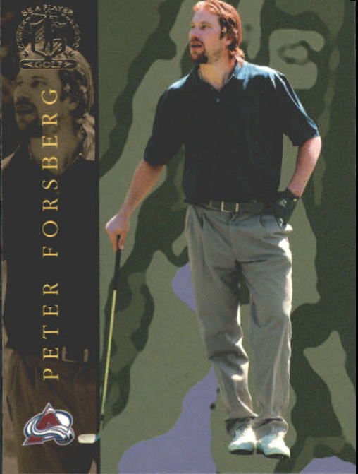 2002-03 BAP Signature Series Golf #GS72 Peter Forsberg