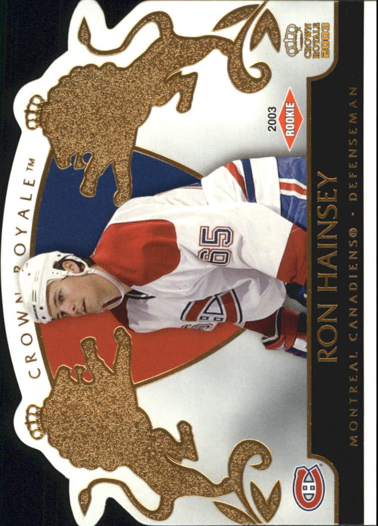2002-03 Crown Royale #123 Ron Hainsey RC