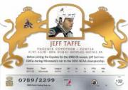2002-03 Crown Royale #132 Jeff Taffe RC back image