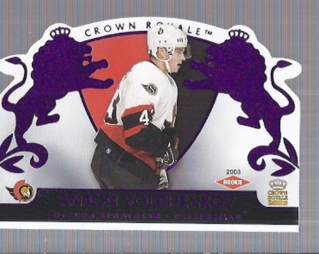 2002-03 Crown Royale Purple #128 Anton Volchenkov