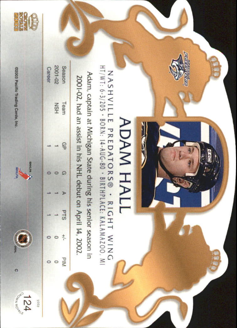 B0452- 2002-03 Crown Royale Retail Hk Cards 1-140 -You Pick- 15+ FREE US SHIP - Picture 173 of 189