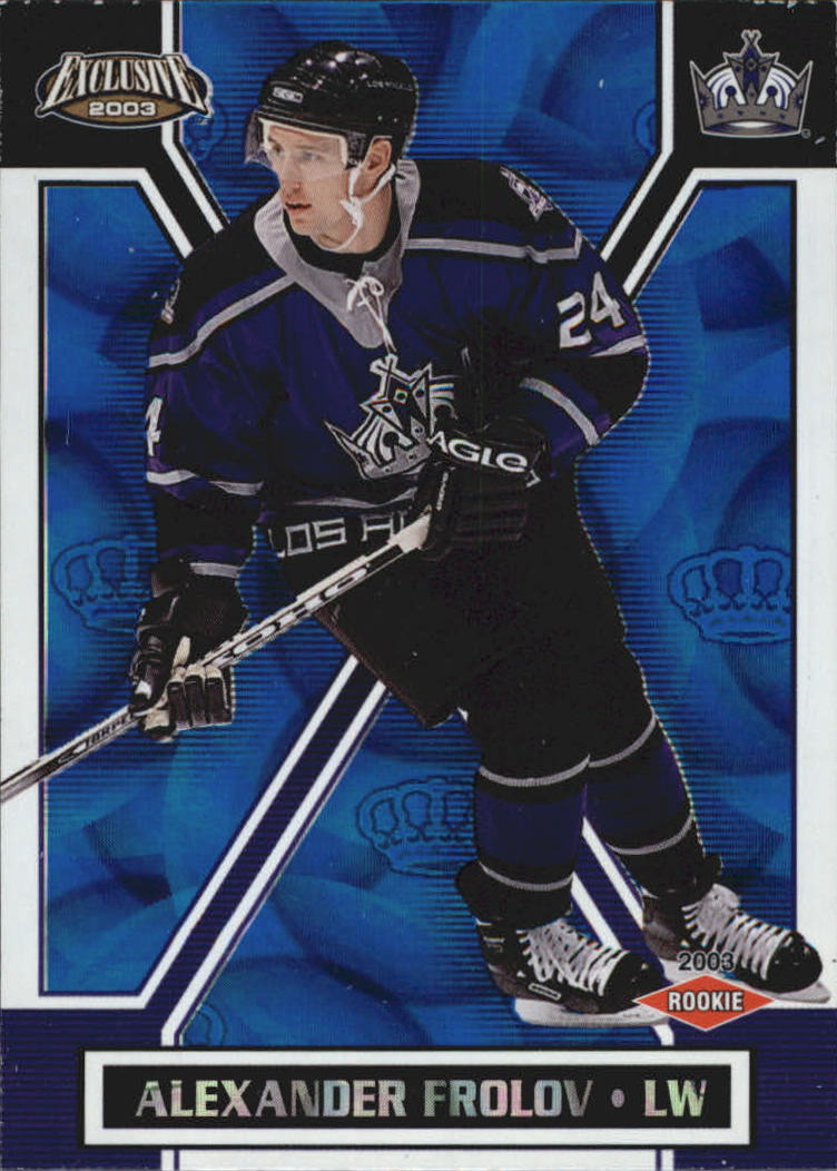 2002-03 Pacific Exclusive Blue #199 Alexander Frolov