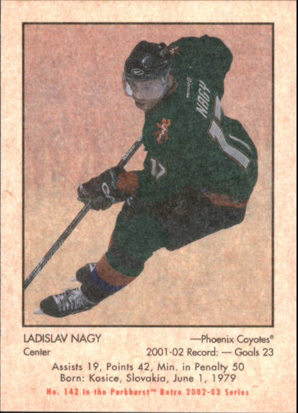 2002-03 Parkhurst Retro #142 Ladislav Nagy