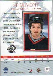 2002-03 Private Stock Reserve Retail #12 J-P Dumont