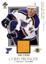 2002-03 Private Stock Reserve Patches #139 Chris Pronger/250
