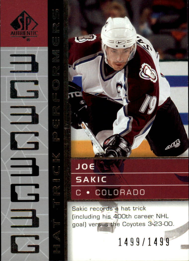 2002-03 SP Authentic #94 Joe Sakic HT