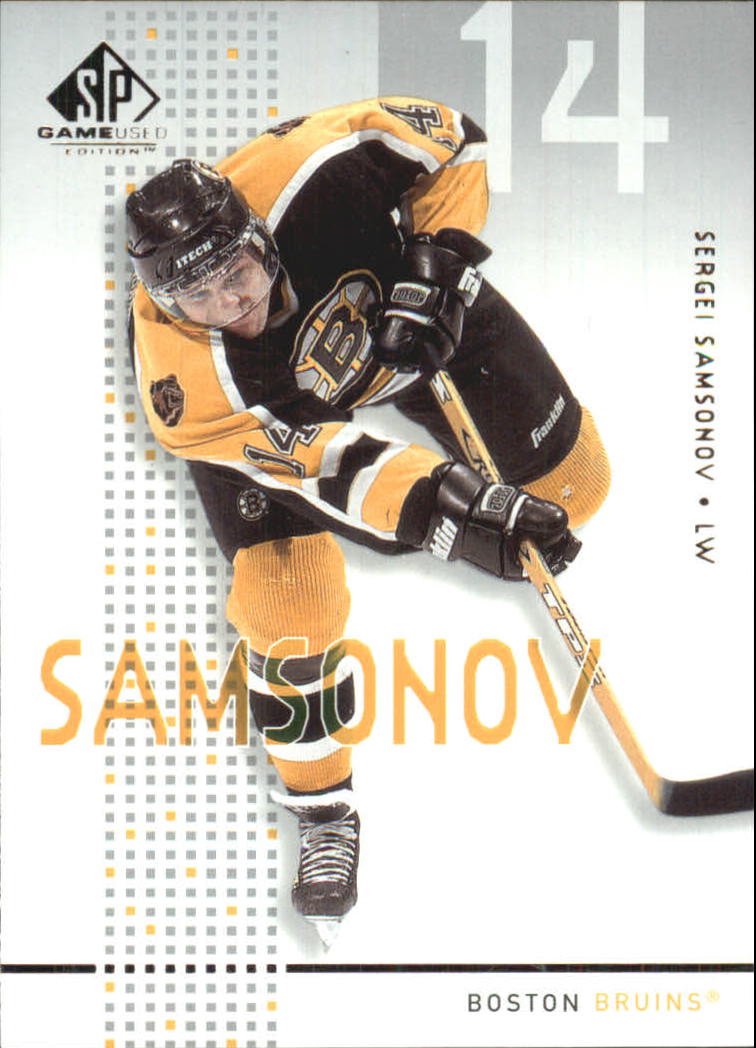 2002-03 SP Game Used #5 Sergei Samsonov