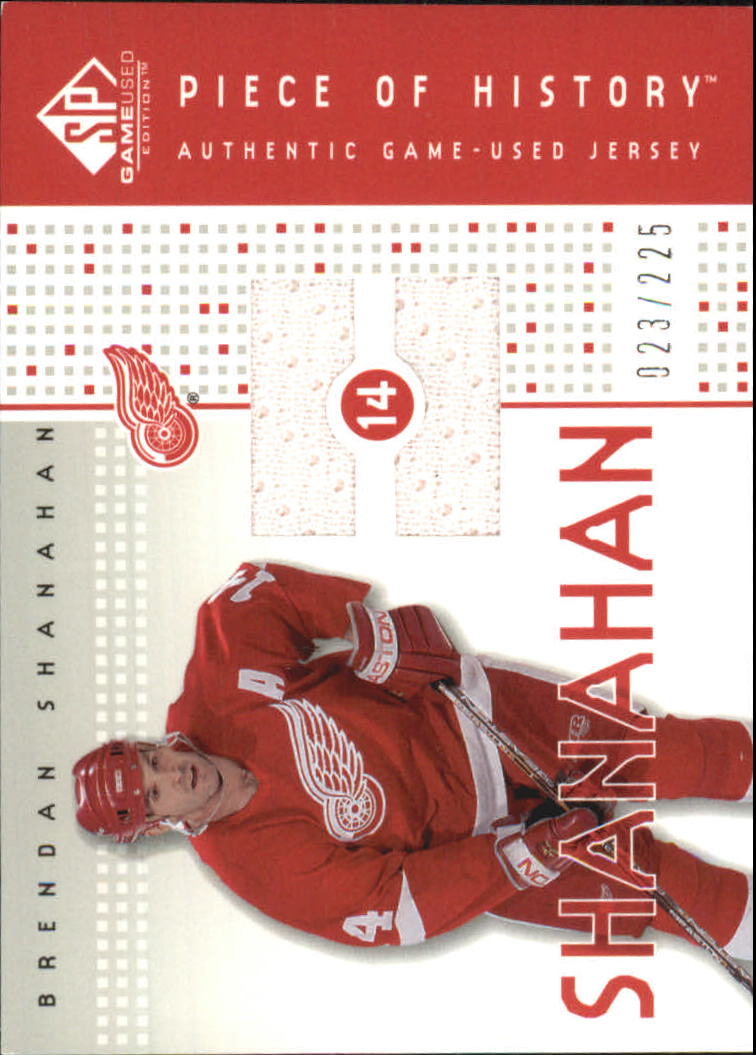 2002-03 SP Game Used Piece of History #PHBS Brendan Shanahan