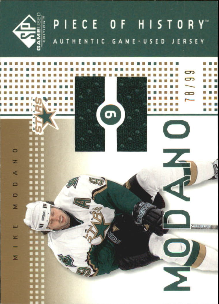 2002-03 SP Game Used Piece of History Gold #PHMO Mike Modano